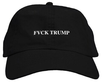 FvCK Trump Dad Hat Baseball Cap Low Profile