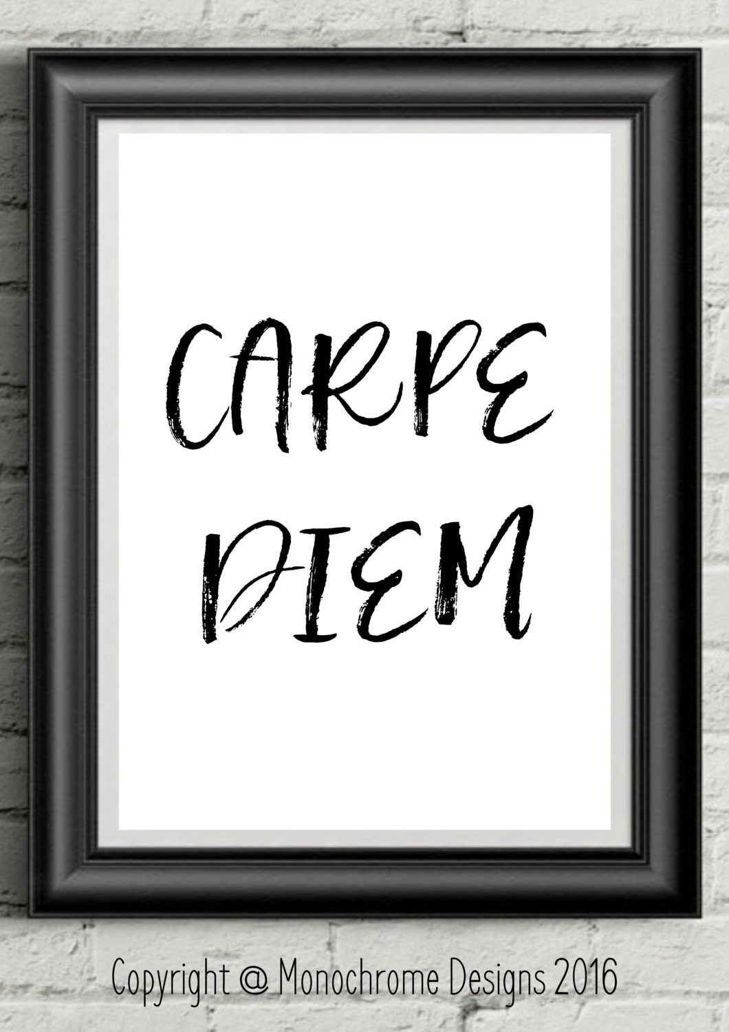 Monochrome Black & White A4 Print by MonochromeDesignsuk