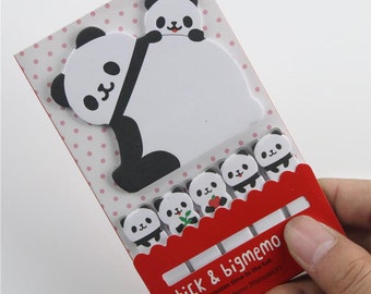 Panda Bear Sticky Notes - Panda Sticky Notes And Memo Pad