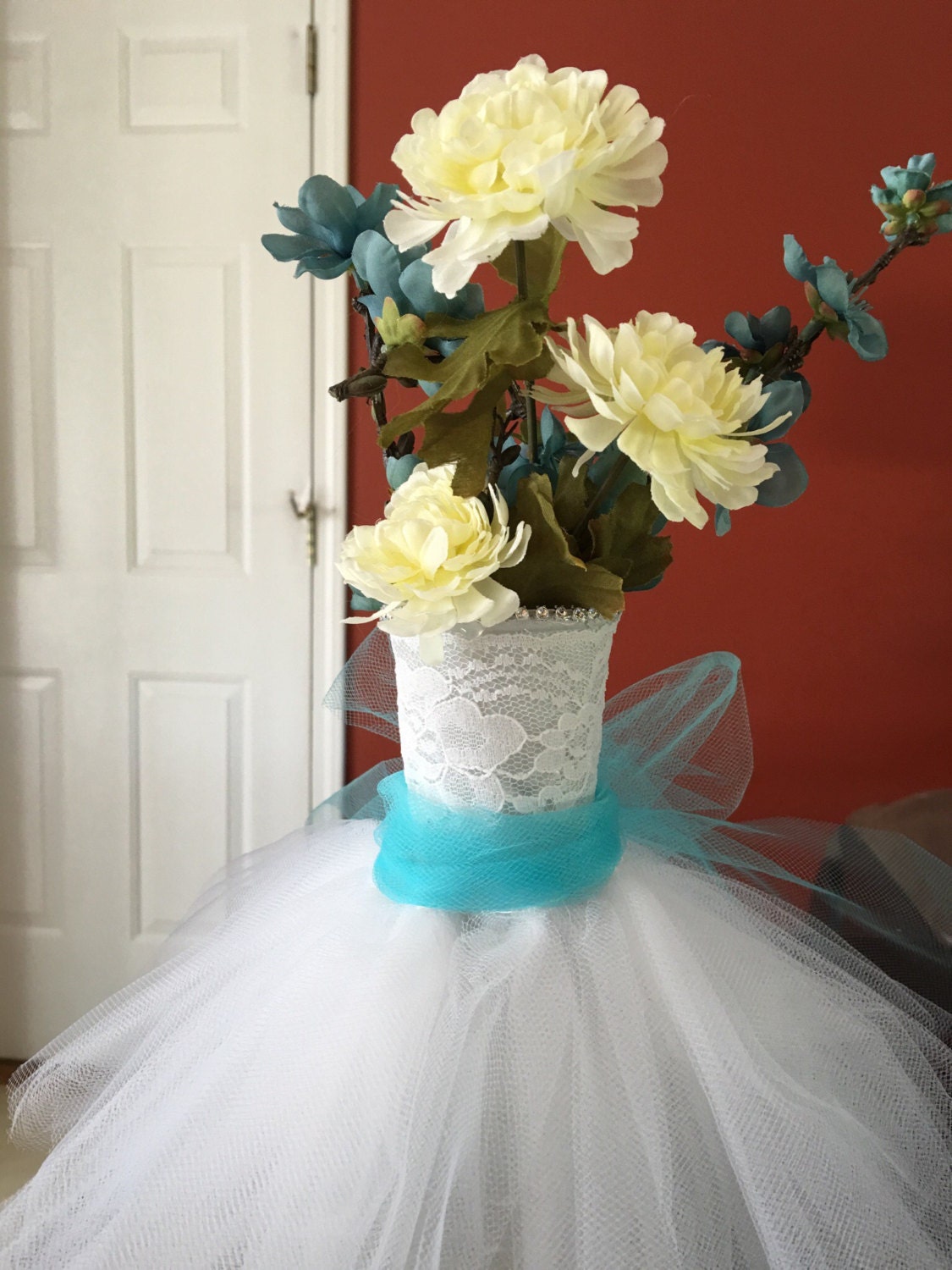 Bridal Vases Wedding Shower Center Piece