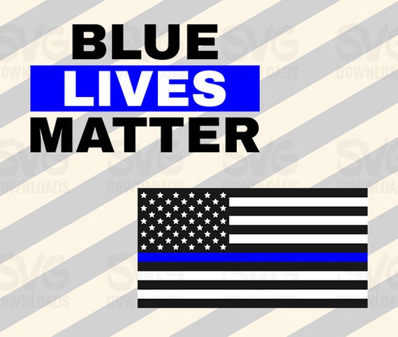 Download Blue Lives Matter SVG Digital Cut File