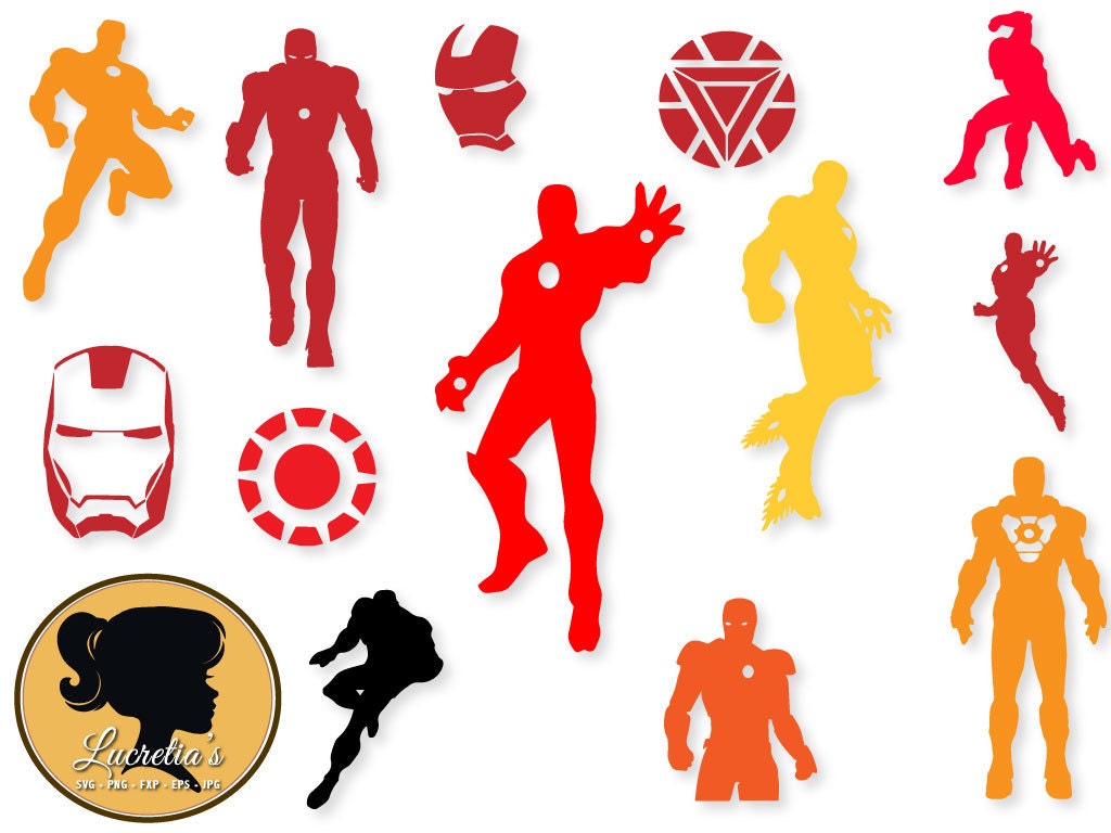 Iron man SVG, Iron man Clip Art, Digital Download for ...