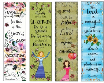 Bible Verse Bookmark Psalm 40:8 handmade with or w/out