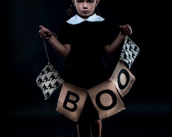 Wednesday Addams Girls Dress