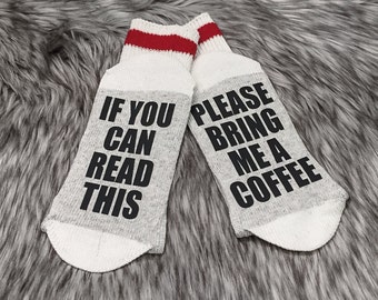 21 - Wine/Beer Socks, Bring me Wine Socks, Funny Socks womens, If you can read this socks, Custom Socks, Mens Socks, Wine Socks, Womens Sock