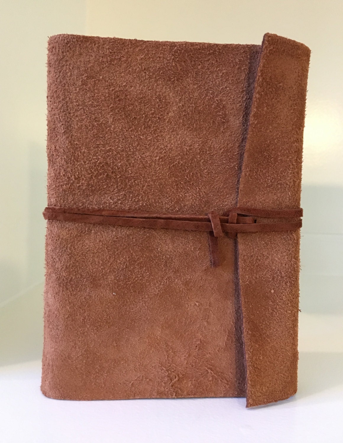 Leather Bound Notebook by GatheringCo on Etsy