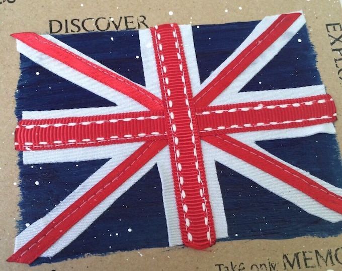 Sketckbook British style flag notebook London kraft Eco-friendly exclusive girl dairy handmade gift for her and him Great Britain