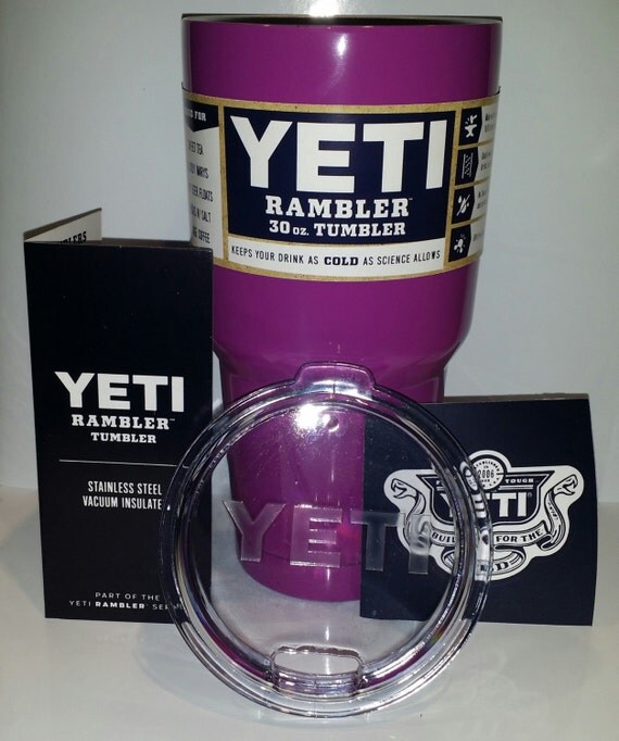 New 30oz purple powdercoated YETI tumbler