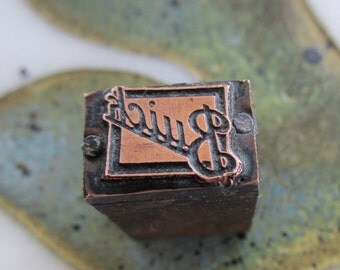 Buick Antique Letterpress Printing Block Automobile Emblem