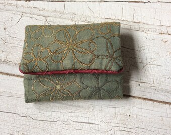 Fabric purse/small wallet/card holder/305