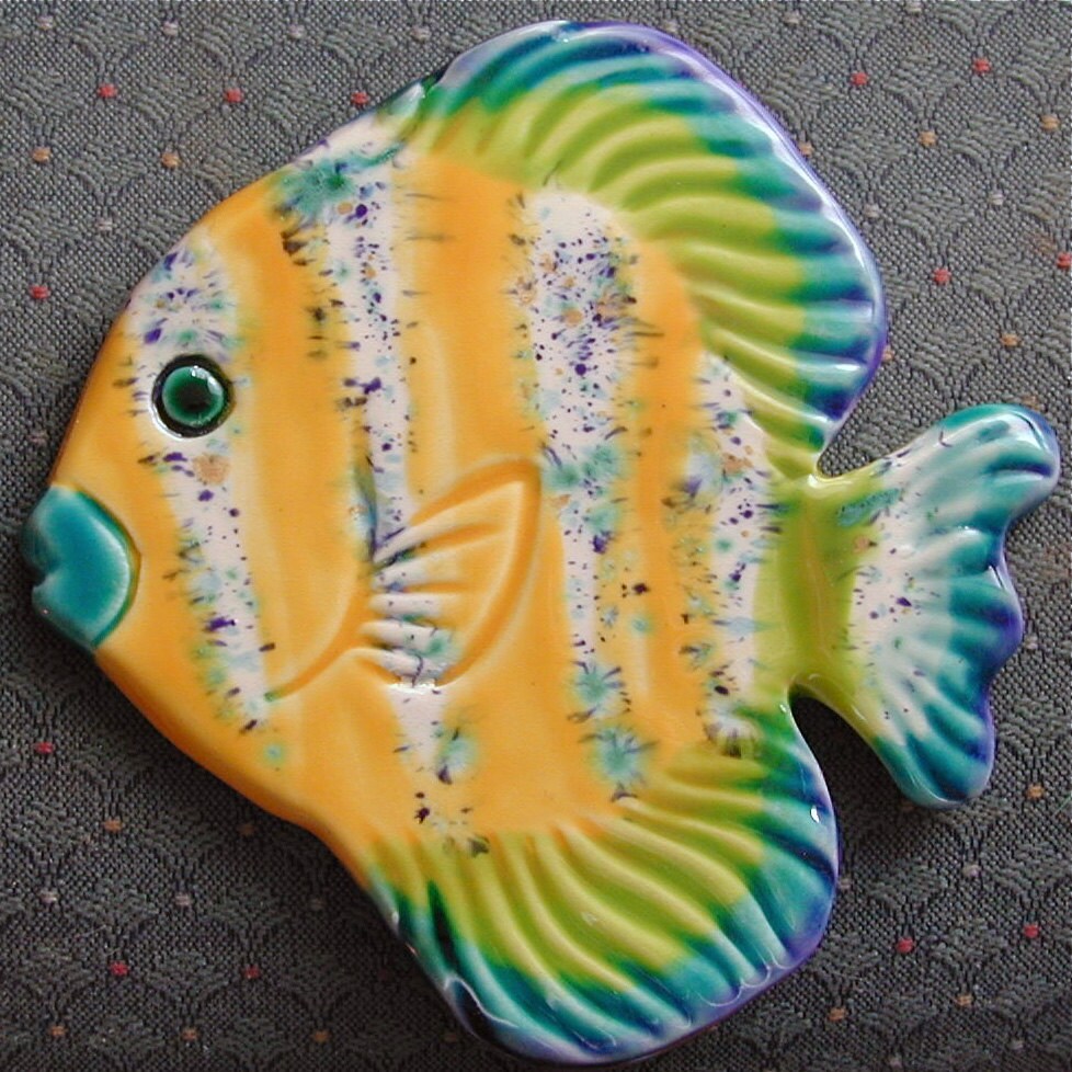 Ceramic Fish wall tile