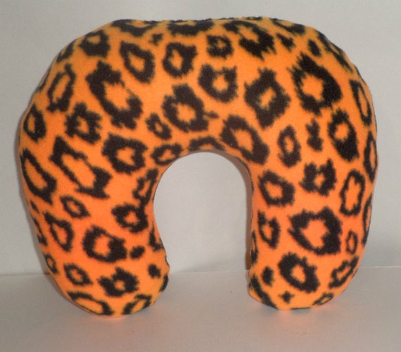 leopard print travel pillow