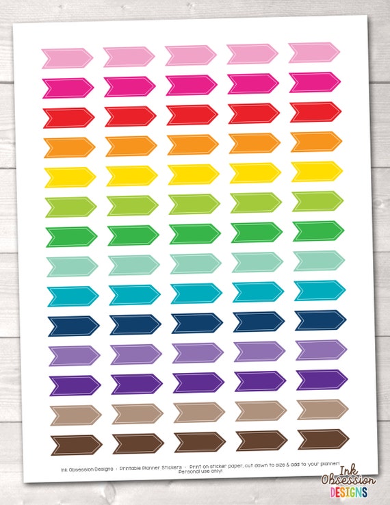 items similar to shapes printable planner stickers instant download