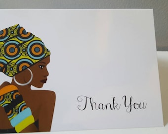 Note cards, Blank note cards, Greeting cards, Blank greeting cards, Thank you cards, Thank you note card, African note cards, Thank you gift