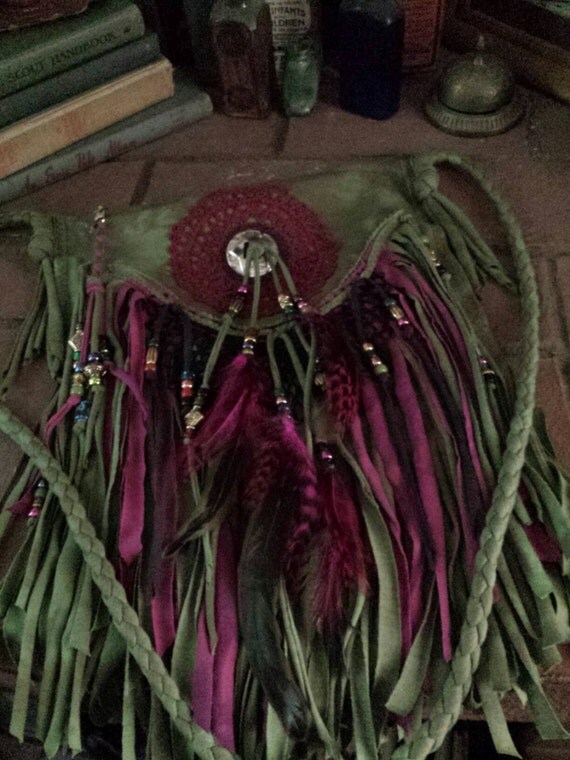 BOHO Feathers n Fringe Festival Bag