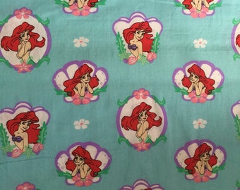 Little mermaid bedding | Etsy - Little Mermaid Crib/Mini Crib Nursery Toddler Bedding Set