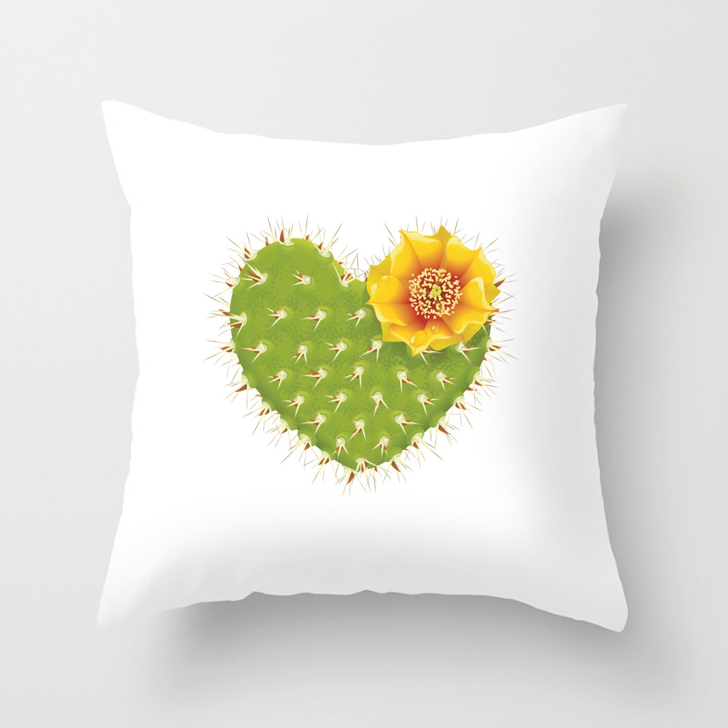 14 x 14 Cactus Pillow Cover Decorative Pillow Case Pillow