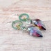 Bohemian Sparkle Earrings - Long Crystal Dangle Earrings - Crystal Earrings - Crystal Leaf Earrings - Bohemian Crystal Earrings - Crystals