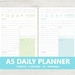 A5 Planner Inserts Daily Planner Printable A5 Planner A5