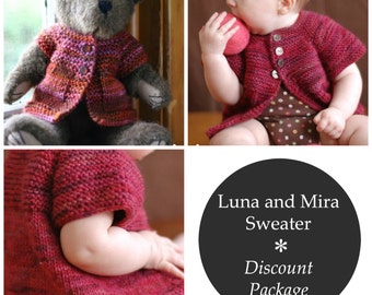 KNITTING PATTERN - Luna and Mira Sweater