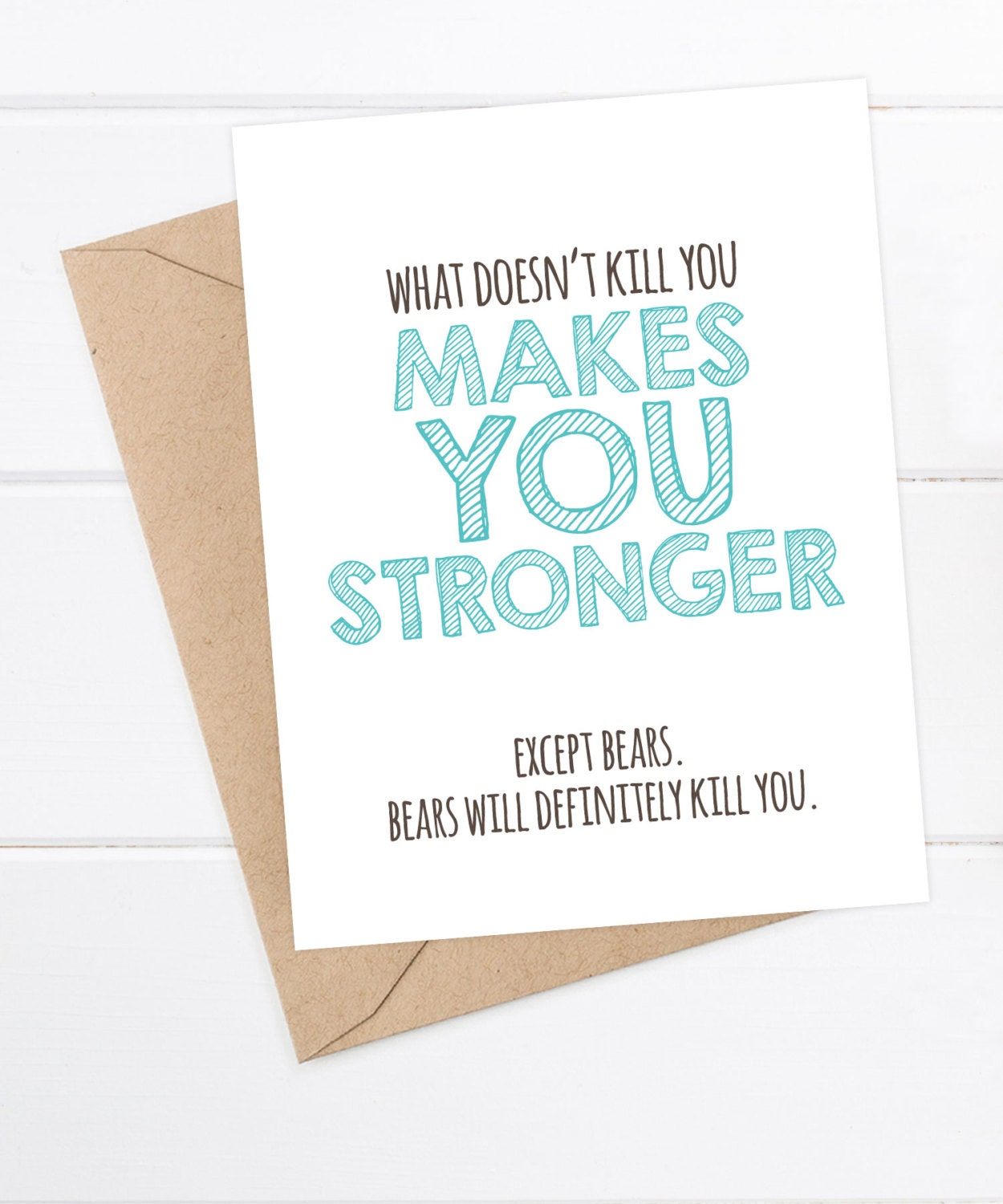 Funny Card Encouragement Card Girlfriend Card Boyfriend