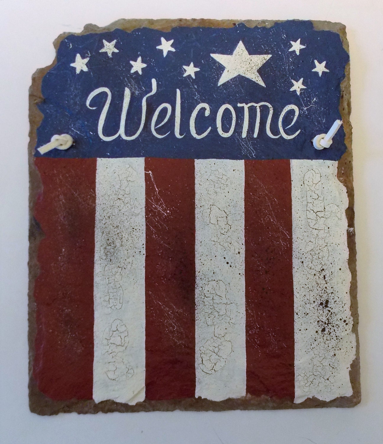 Slate Sign Slate Hand Painted Slate Patriotic