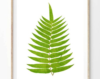 Printable "Fern Leaf" - Instant Digital Download! -- instant downloads, printable quote, printable art, 8 x 10, 8x10, A4