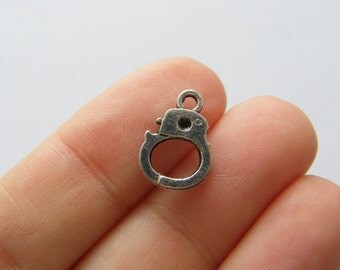 BULK 50 Handcuff charms antique silver tone G79 SALE 50% OFF