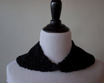 Vintage Astrakhan Collar/ Poodle Collar