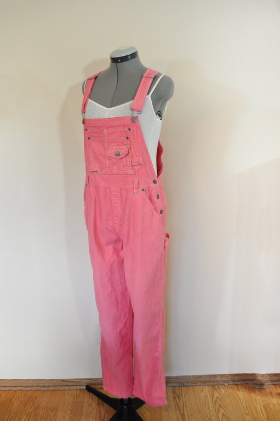 pink overall pants