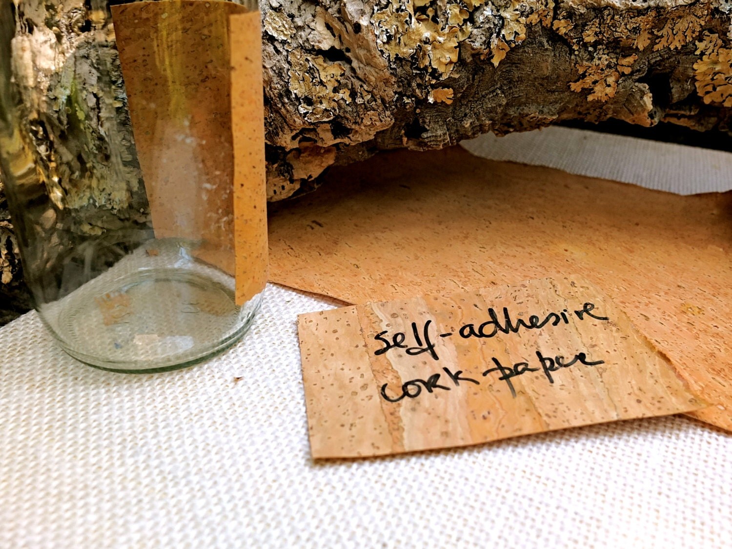 Selfadhesive cork paper sheet 25x35cm 9 7/8 x 13