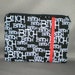 Cosmetics Bag - Medium Padded Zippered Pouch - BITCH - Babe-in-Total-Control-of-Herself - Black and White