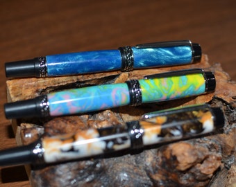 Three Gorgeous Fountain Pens from Lovely Acrylics (962,964)