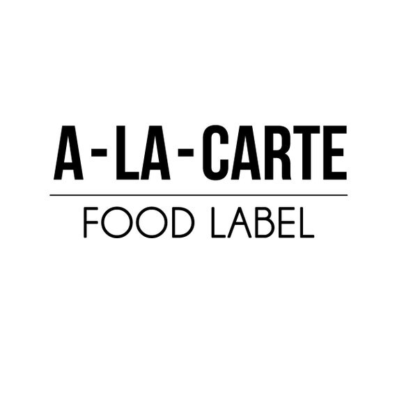 PRINTABLE PARTY - a-la-carte - Blank Food Labels - Petite Party Studio Il_570xn