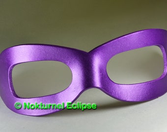 The Riddler Purple Leather Mask UNISEX Batman Gotham Villain Superhero SDCC Comic Con Cosplay Halloween Costume Available in ANY Color