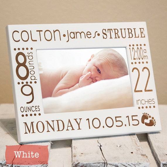 Baby Picture FramePersonalized Birth Announcement Picture