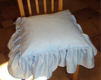 Ruffle chair cushion | Etsy