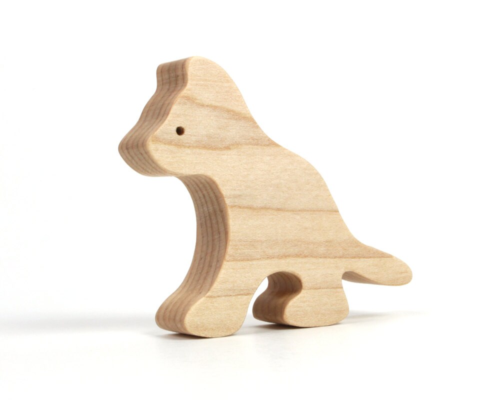 wooden toy cat