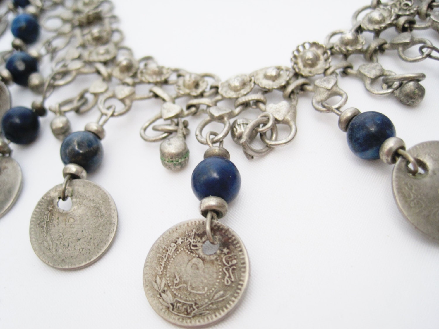 Boho Necklace Coin Necklace Ottoman Coins Statement