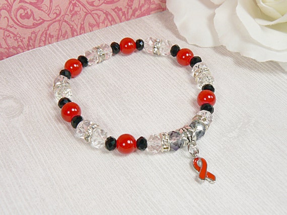 Heart Disease Awareness Bracelet Stroke Awareness Heart