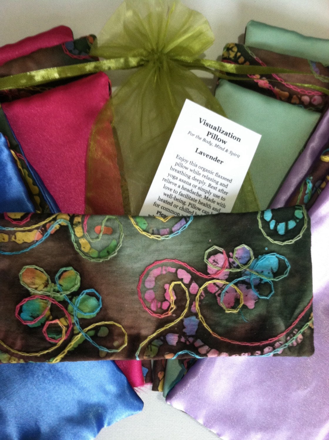 Aromatherapy Eye Pillow Lavender Eye Pillow by AndreaDurhamDesigns