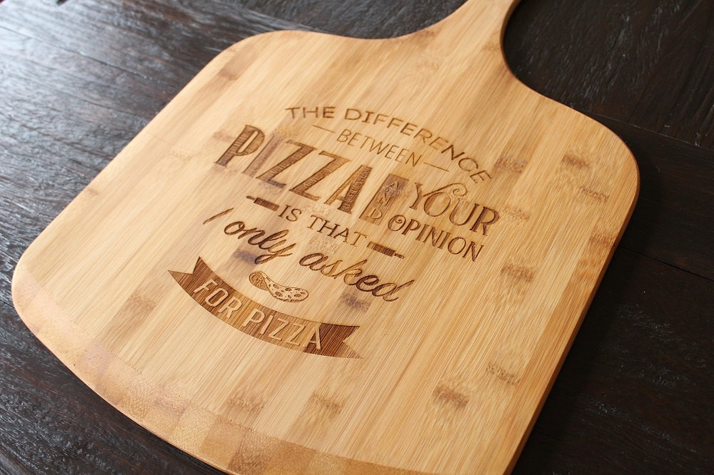 Pizza Board Bamboo Pizza Board Engraved Pizza Board Funny
