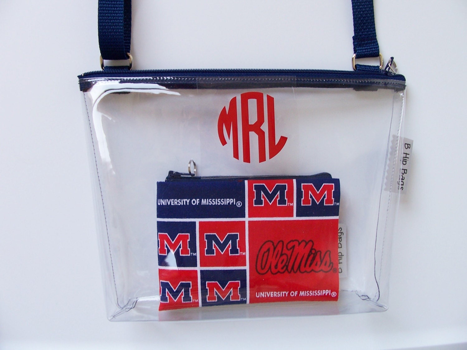 Ole Miss Clear Stadium Bag Monogram Set Security PGA Tour