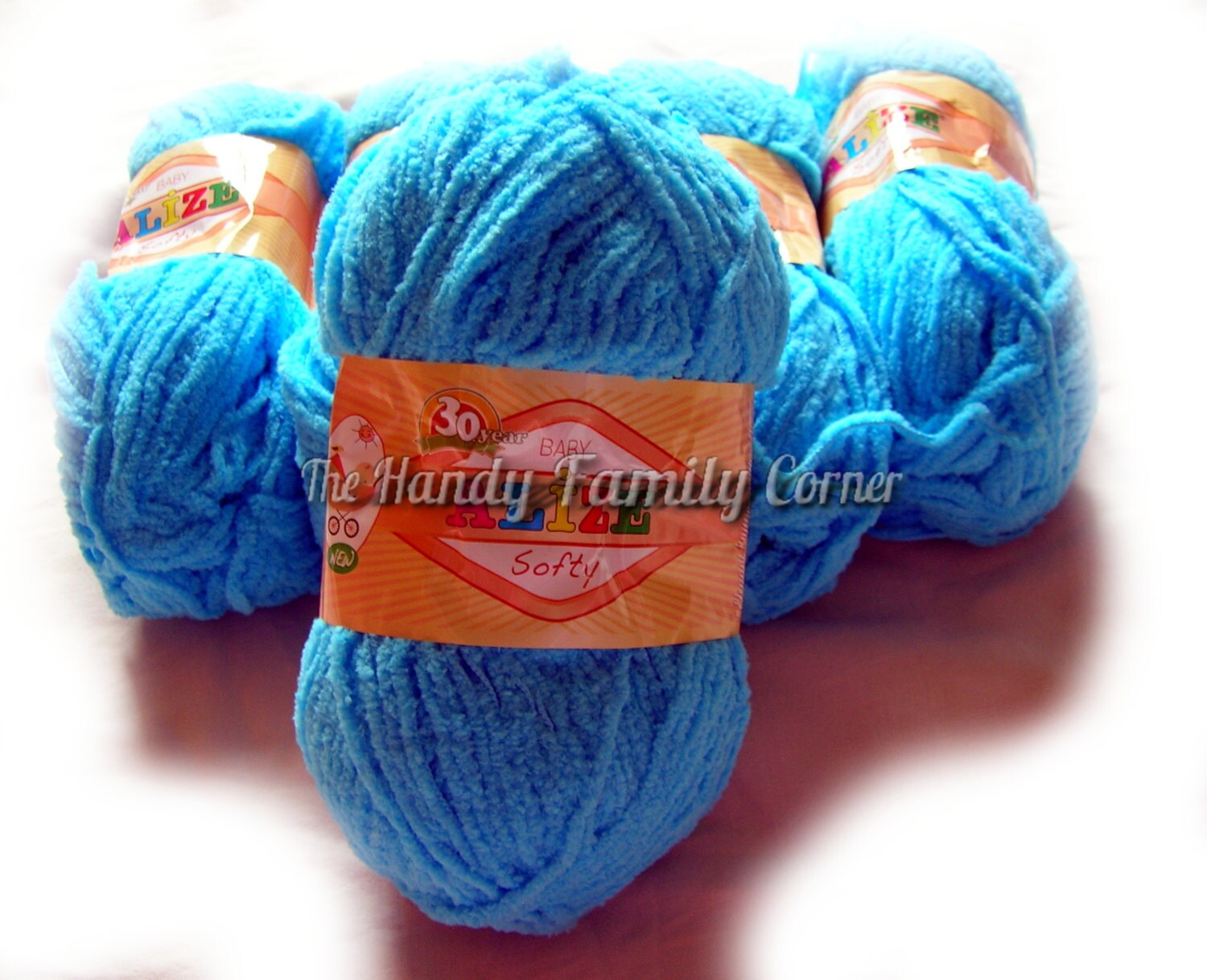 Alize softy. The softest baby yarn. Face towel yarn. Bath robe