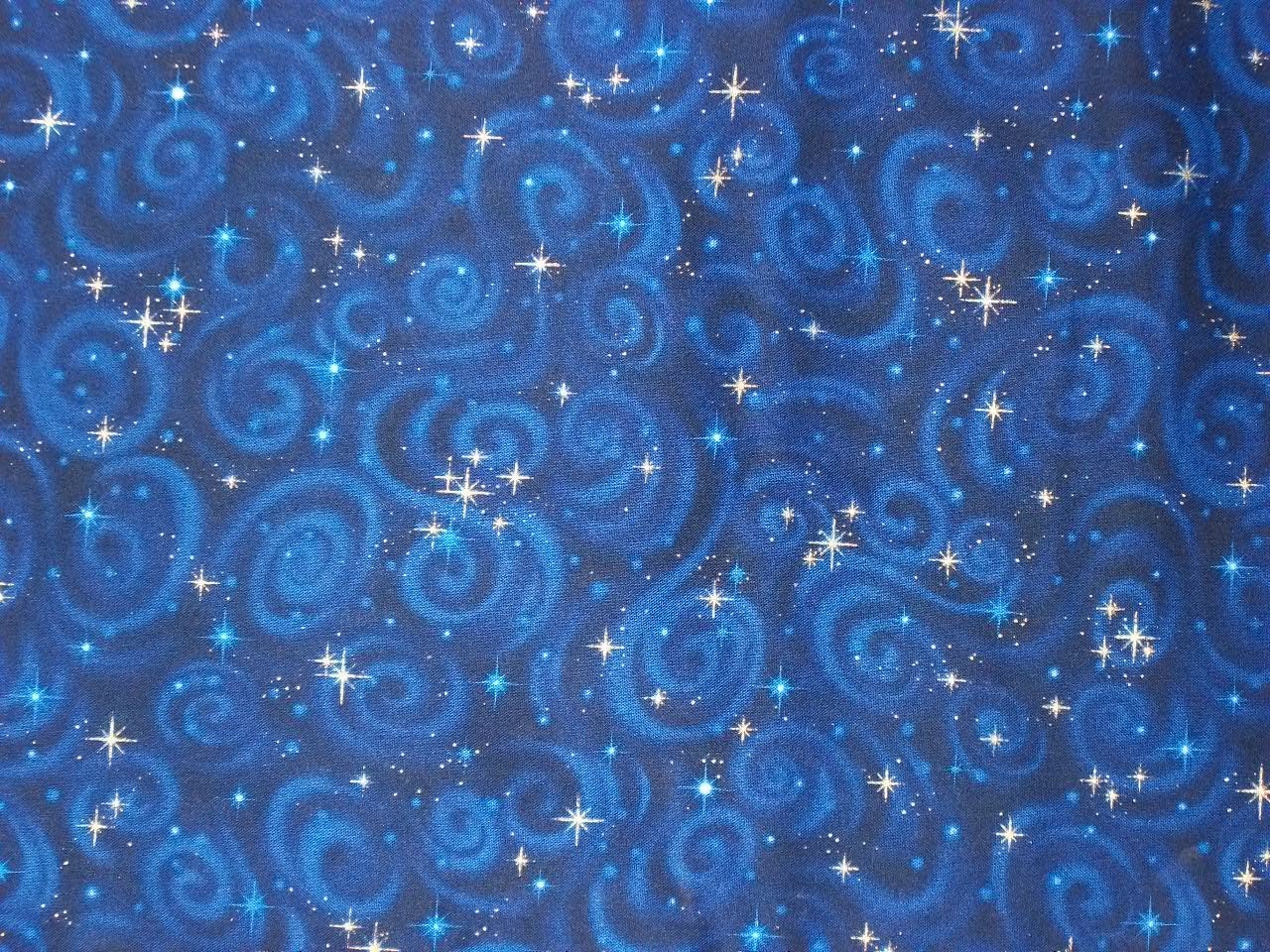 Robert Kaufman Fabrics Star Night Sky Fabric By The Yard