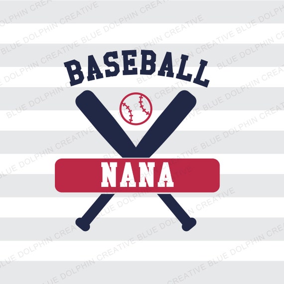 Download Baseball Nana SVG png pdf / baseball bats and ball / Cricut