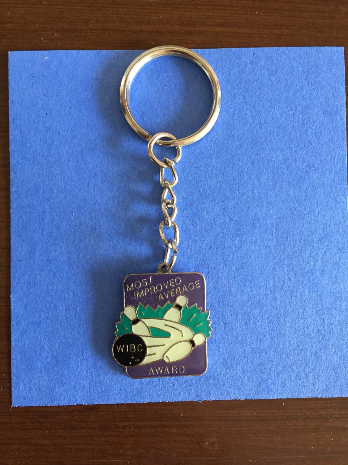 Most Improved Average Womens Bowling Award Keychain Haute Juice