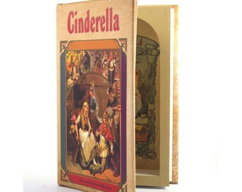 Hollow Book Safe - CINDERELLA - Secret Storage Fairy Tale Book