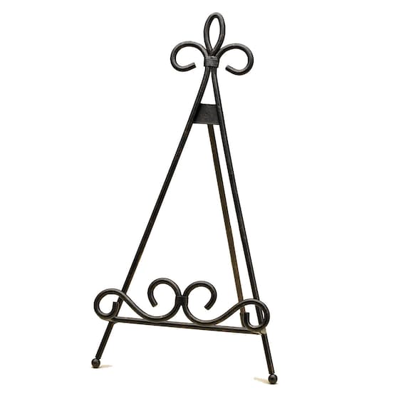 Decorative Metal Folding Display Tabletop Easel Plate Stand