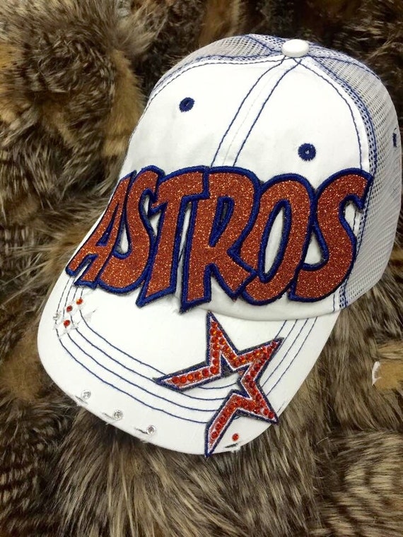 Astros or Rangers cap